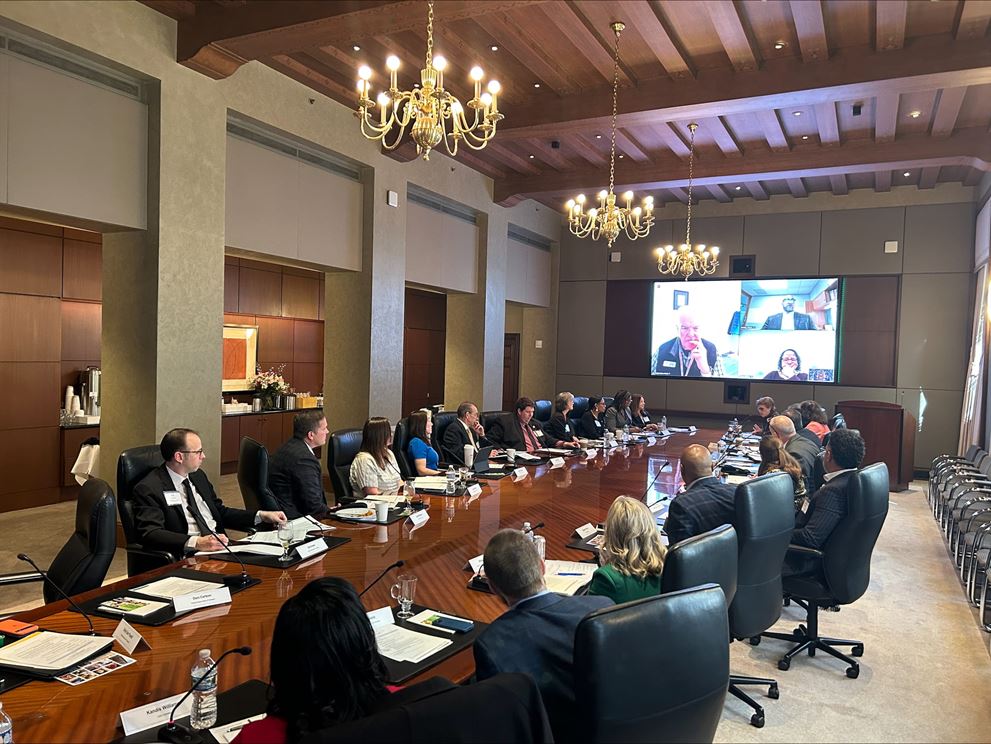 President Hammack meets with Community Advisory Council members from across the Fourth District to learn about economic conditions impacting low- and moderate-income communities and households.