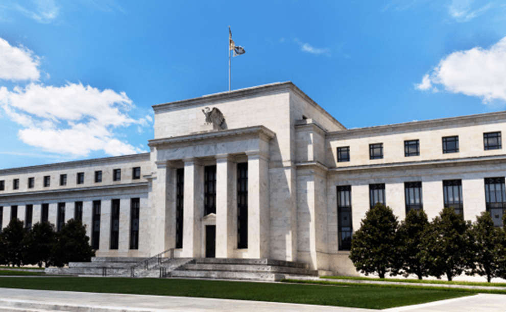 The Federal Reserve Building.