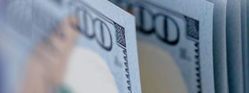 $100 banknotes close-up