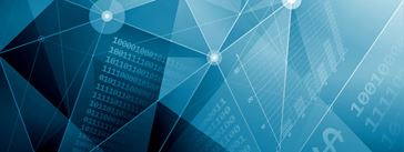 Abstract background with financial symbols