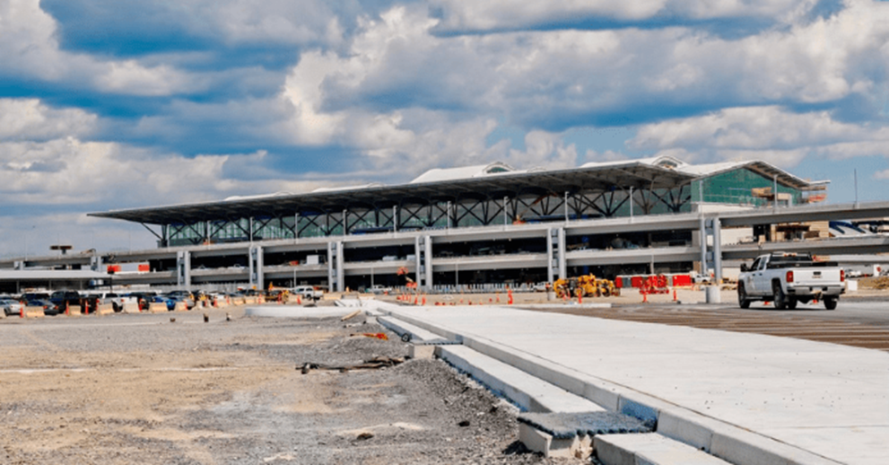Construction on the new terminal is expected to be completed in 2025. (September 6, 2024)