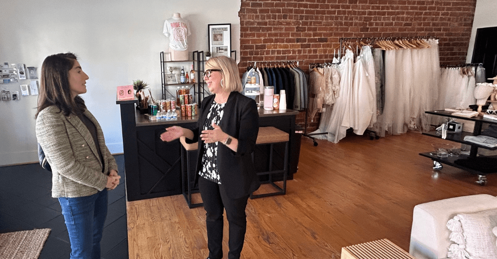 President Hammack and Carrolyn Salazar, owner of The Ivory Room in downtown Wooster, talk about the small business’s challenges and rewards. (October 4, 2024)