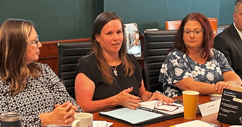 Community leaders shared their perspectives on the challenges facing Wheeling residents in maintaining upward economic mobility.