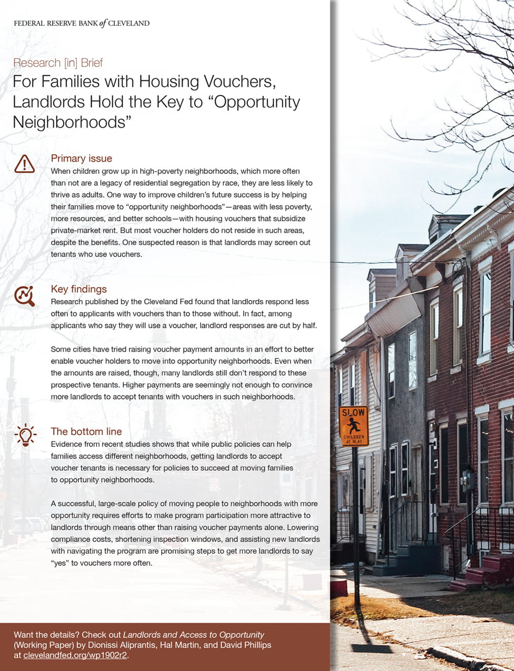 For Families with Housing Vouchers, Landlords Hold the Key to "Opportunity Neighborhoods"