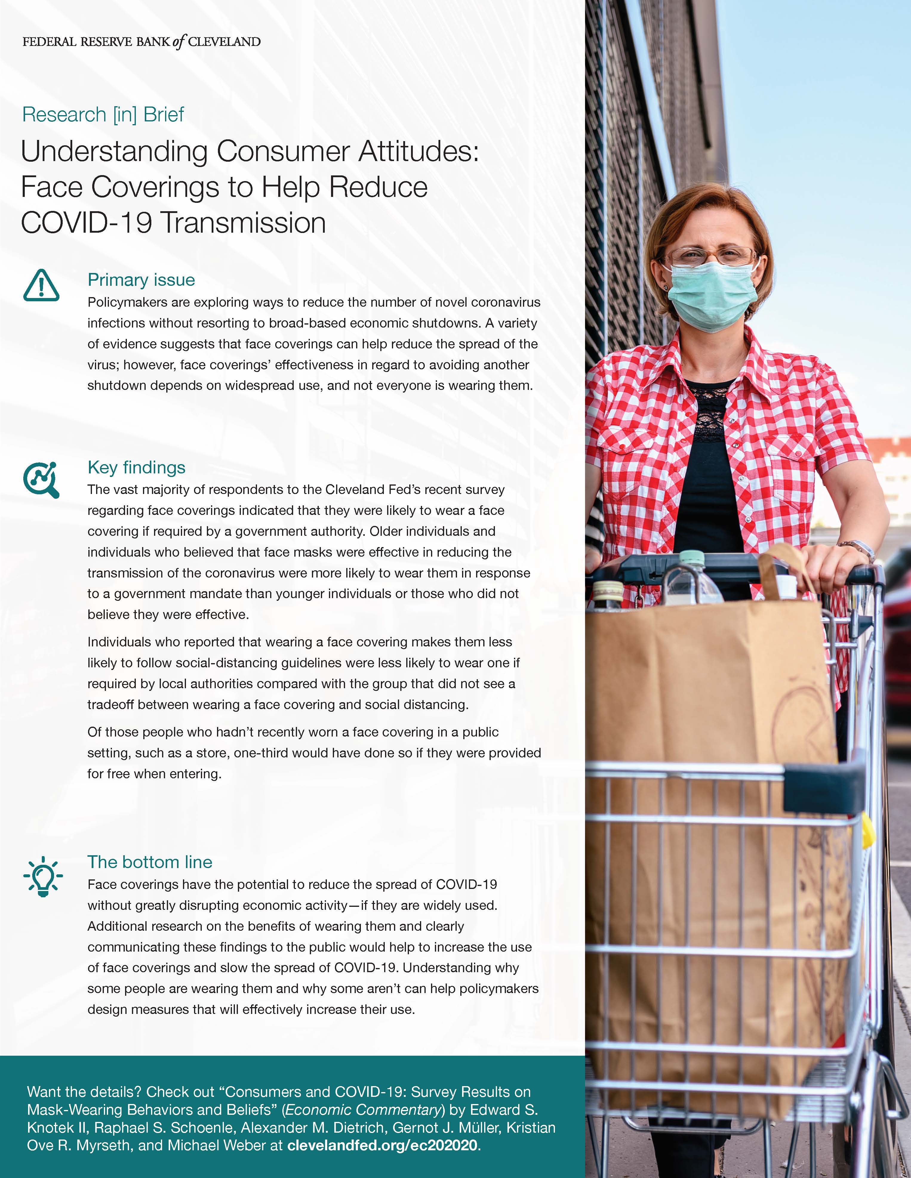Understanding Consumer Attitudes: Face Coverings to Help Reduce COVID-19 Transmission
