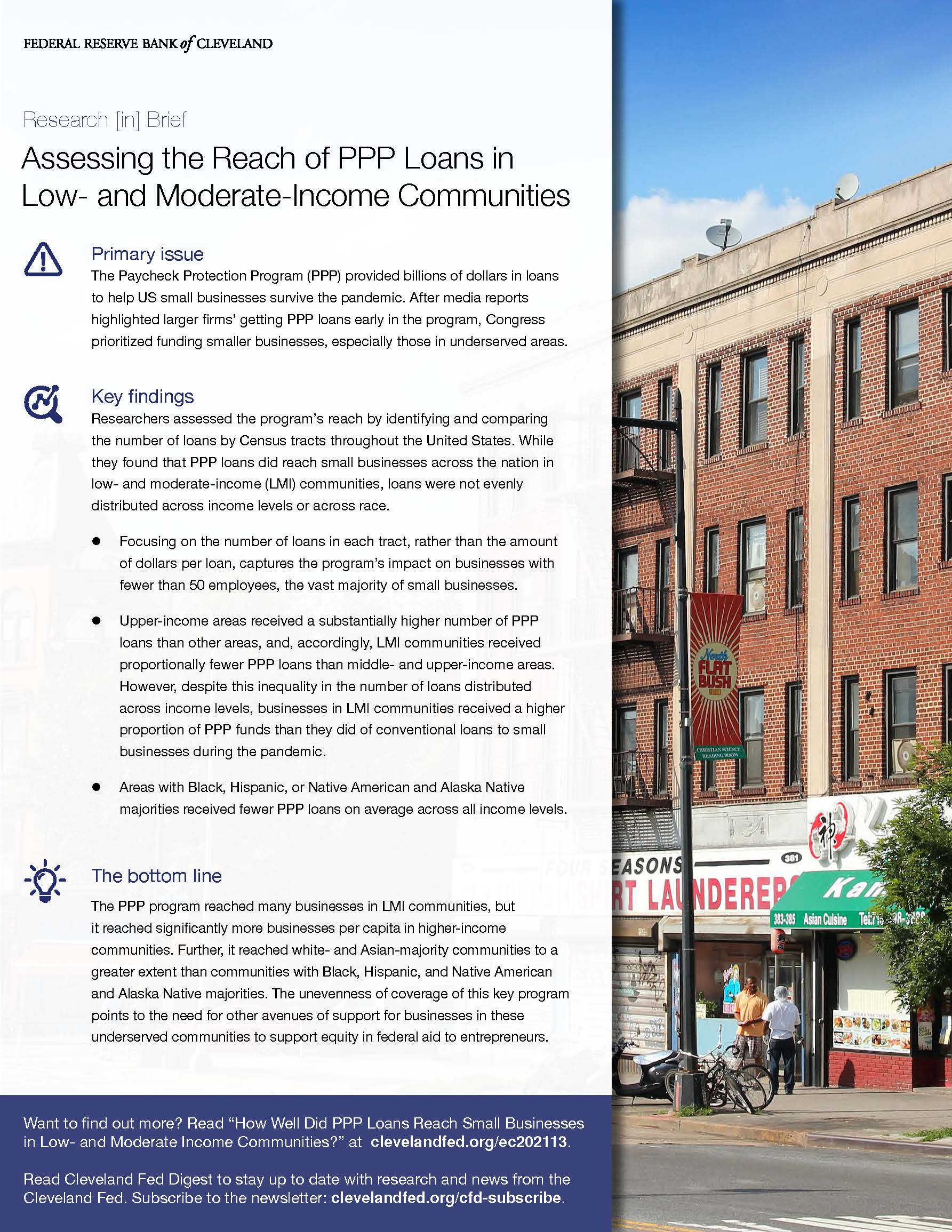 Assessing the Reach of PPP Loans in Low- and Moderate-Income Communities