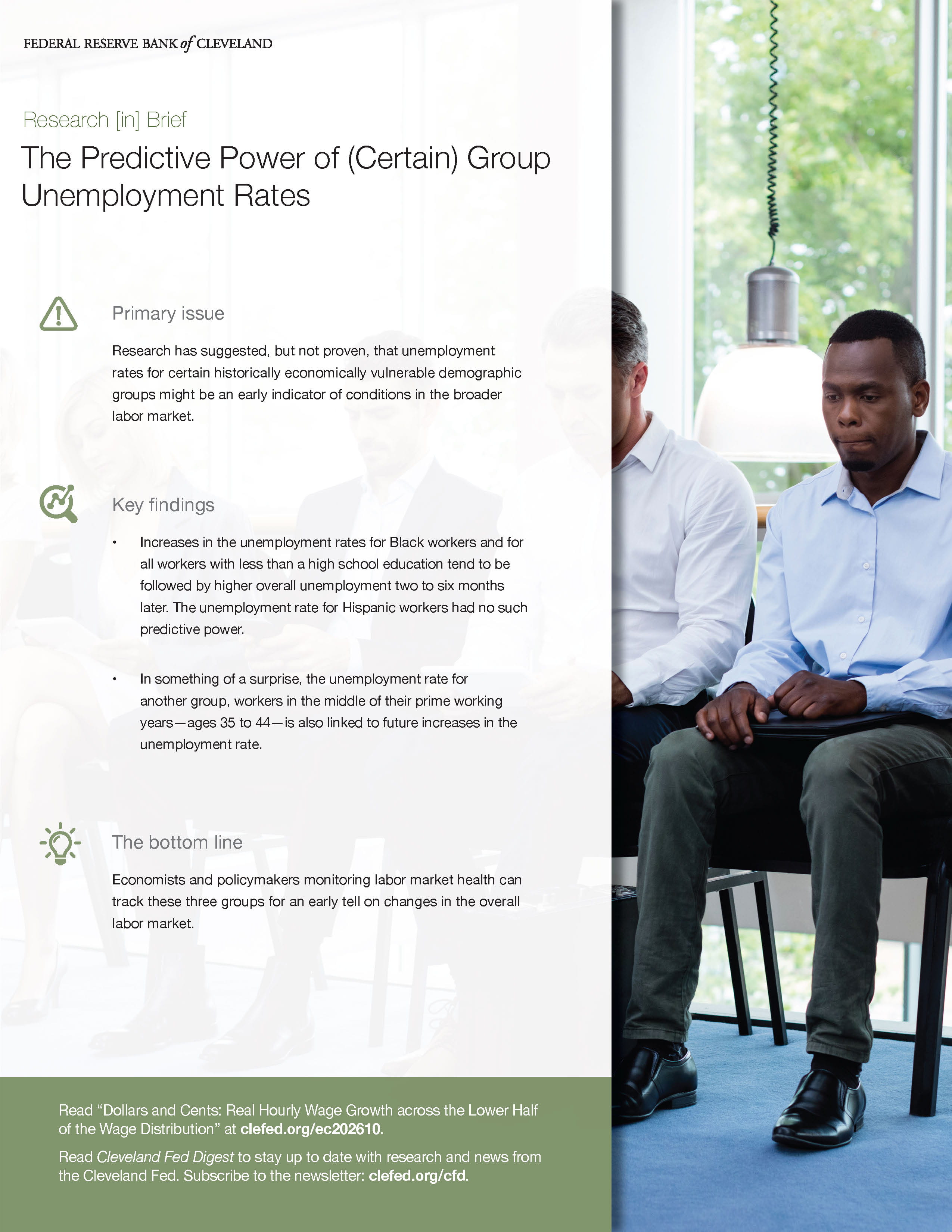 The Predictive Power of (Certain) Group Unemployment Rates 