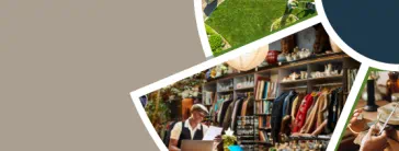 A collage of small businesses.