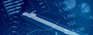 Digital graphs and data.