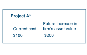 Will shareholders invest in project A