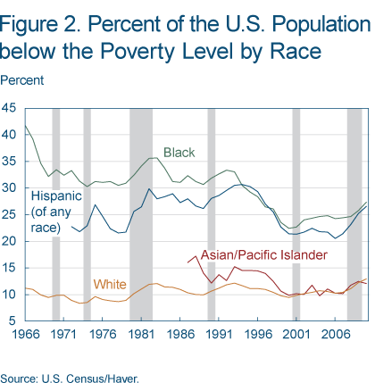 Figure 2. Percent of the U.S. Population below the Poverty Level by Race