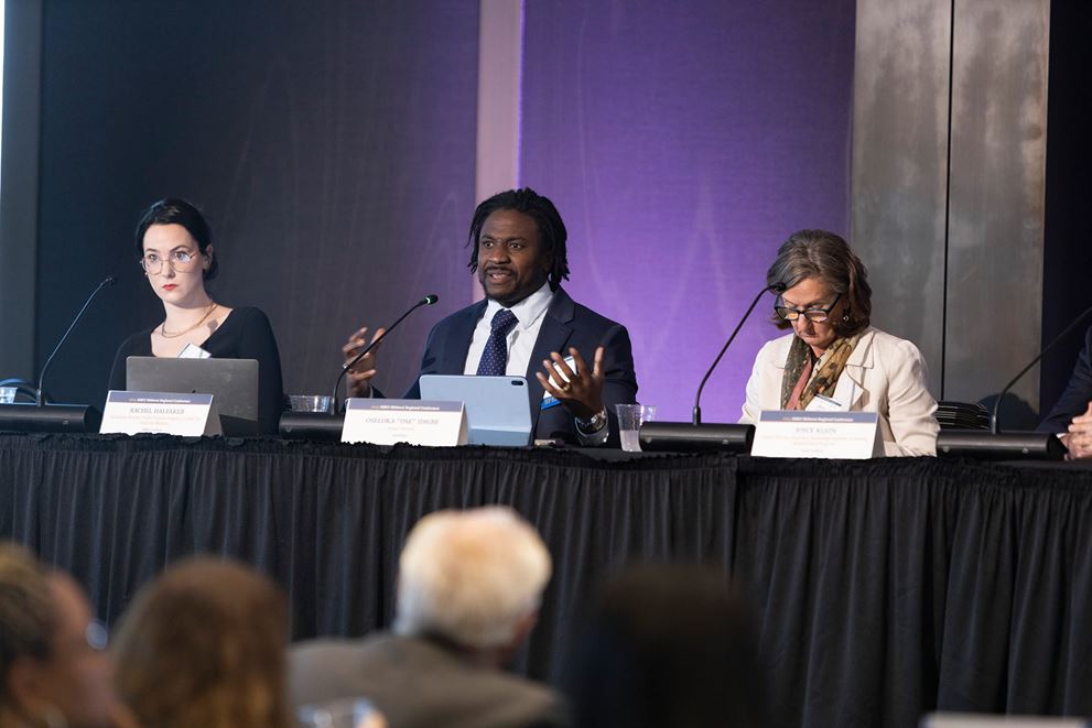 Representatives from the Milken Institute, Next Street, and the Aspen Institute share information and resources related to SSBCI and the Initiative for Inclusive Entrepreneurship.