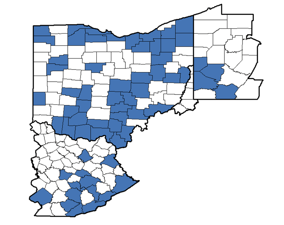 Figure 1. Geographic Coverage of Survey Responses