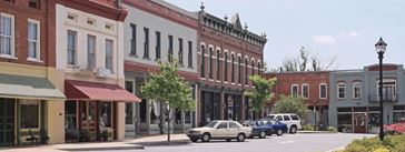 Image of small town downtown